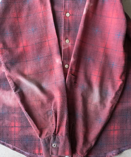 60-70's Sears Printed Flannel Shirts Boro M