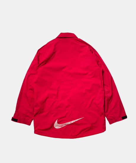 90's NIKE Logo Embroidered Zip-up Jacket M