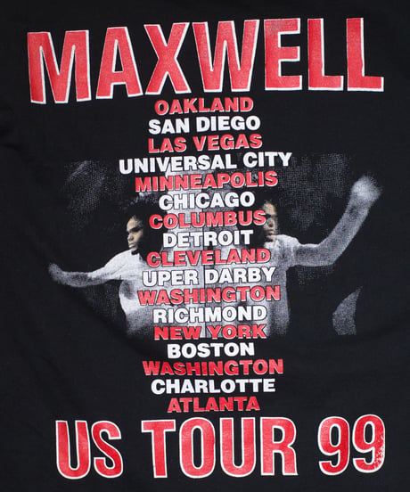 99's Maxwell "US Tour" S/S T-shirts XL