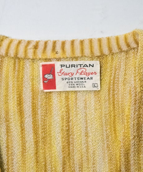 60's Puritan Mohair Cardigan L