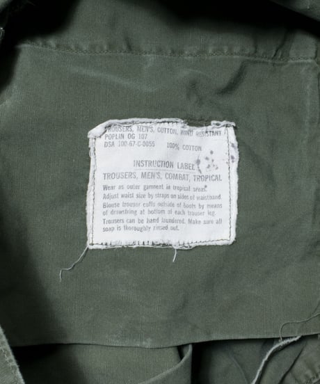67's US ARMY Jungle Fatigue 6Pockets Pants M-R