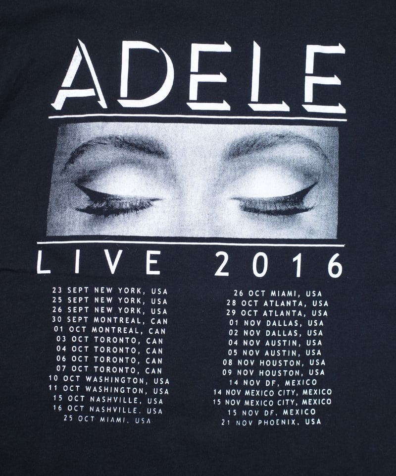 ADELE LIVE 2017 落書き ツアー Tシャツ 2025年最新】アデルツアーTシャツの人気アイテム - メルカリ