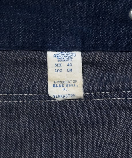 70-80's Bluebell Denim Coverall 40