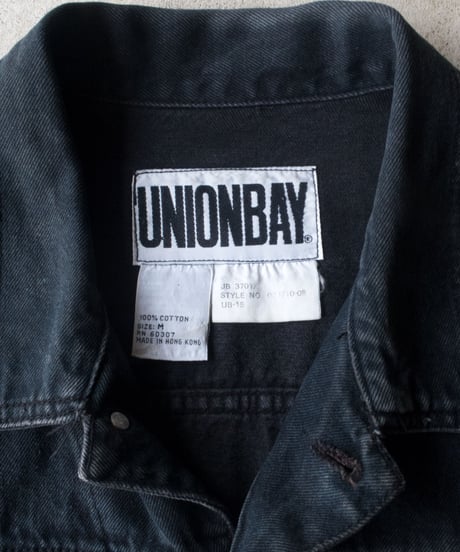 90's UNIONBAY Hand Painted Trucker Jacket M