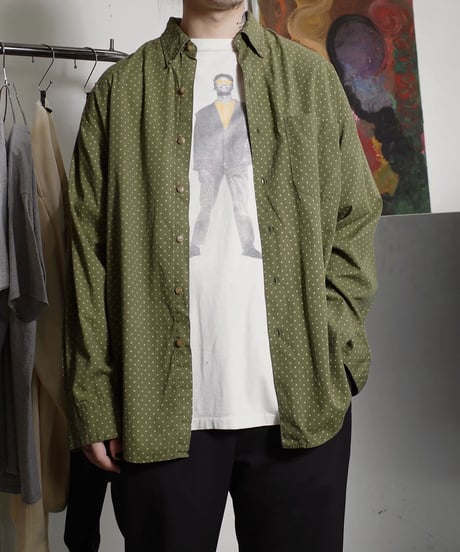 90's GAP Polkadot B/D Shirts M