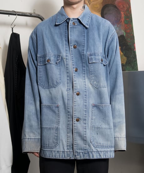 70's JC Penny Faded Denim Coverall