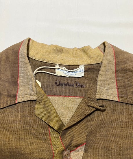 70's-80's Christian Dior Check Shirts