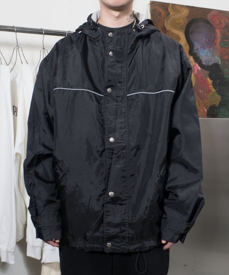 90's GAP Hooded Nylon Jacket L