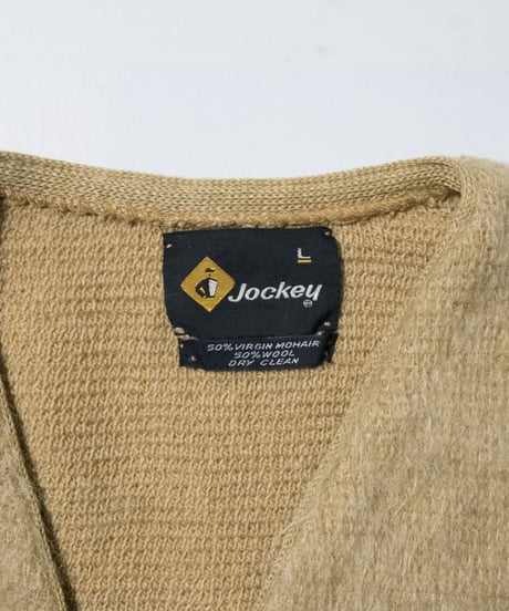 60-70's Jockey Mohair Cardigan L