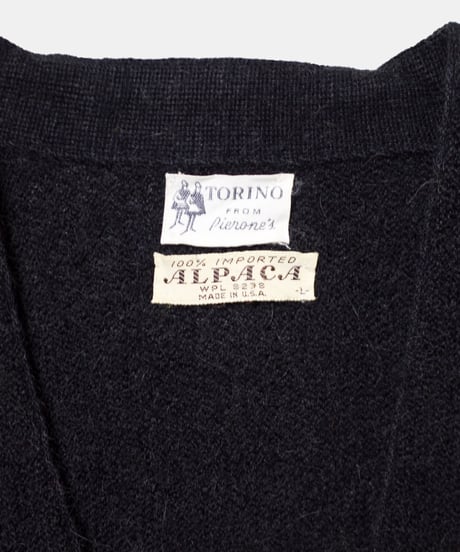 60-70's Torino Alpaca Cardigan L