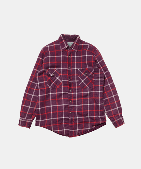 Outdoor Exchange Quilting Nel Check Shirts M