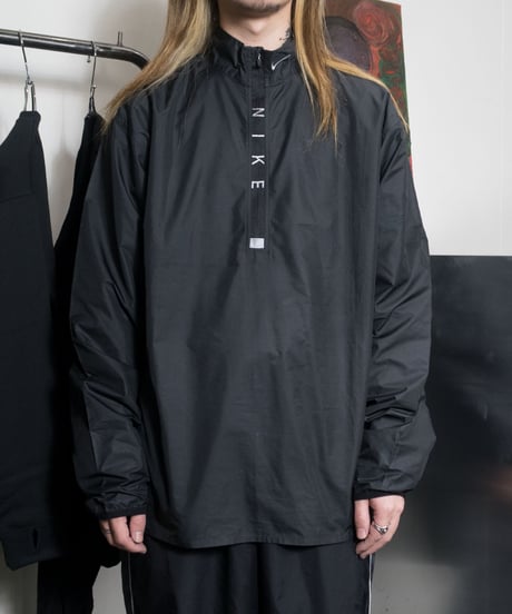 90-2000's NIKE Packable Half Zip Windbreaker L