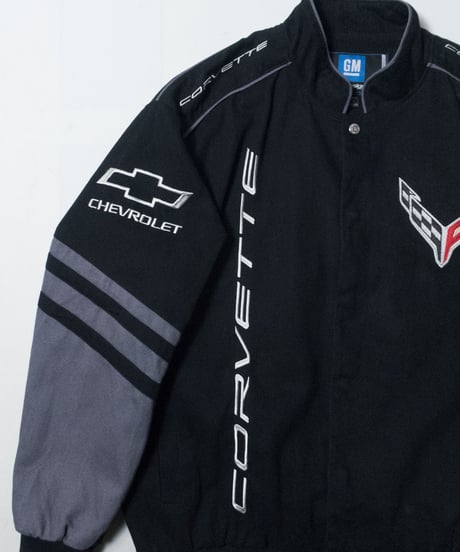 2000's JH Design Racing Jacket "Chevrolet Corvtte" XL