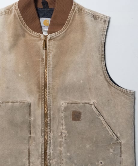 90's Carhartt Duck Vest Boro L