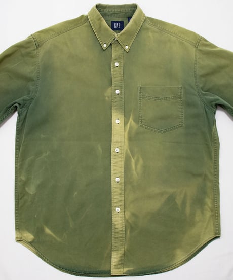 90's GAP BD Shirts "Sun Fade" L