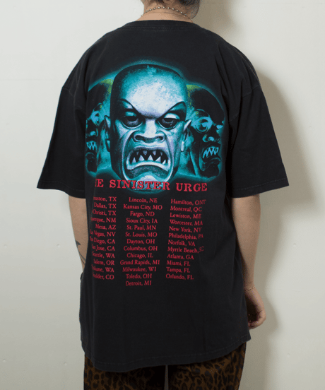 2001's Rob Zombie "The Sinister Urge" S/S T-shirts XL