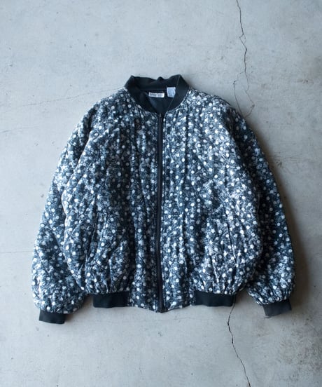 90-2000's ROBERT STOCK Quilting Silk Jacket M