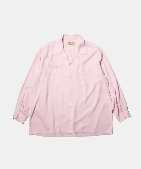50's Mac phergus Rayon Open Collar Shirts XL