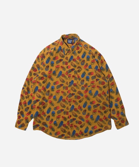 90's Gap Corduroy B/D Shirts M