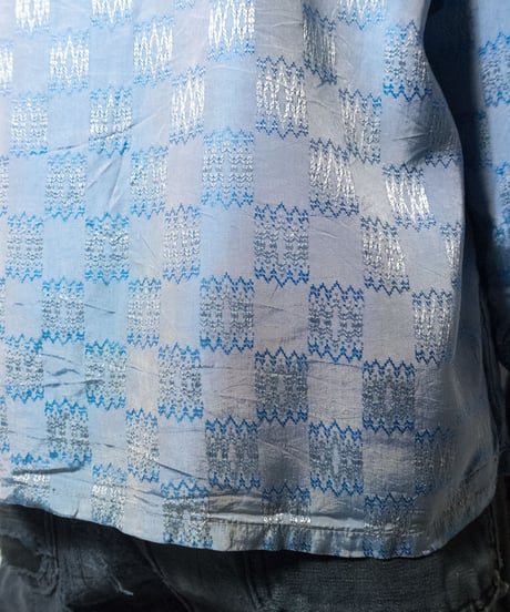 50's Dilido Open Collar Shirts M