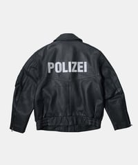 German POLIZEI Leather Jacket 20