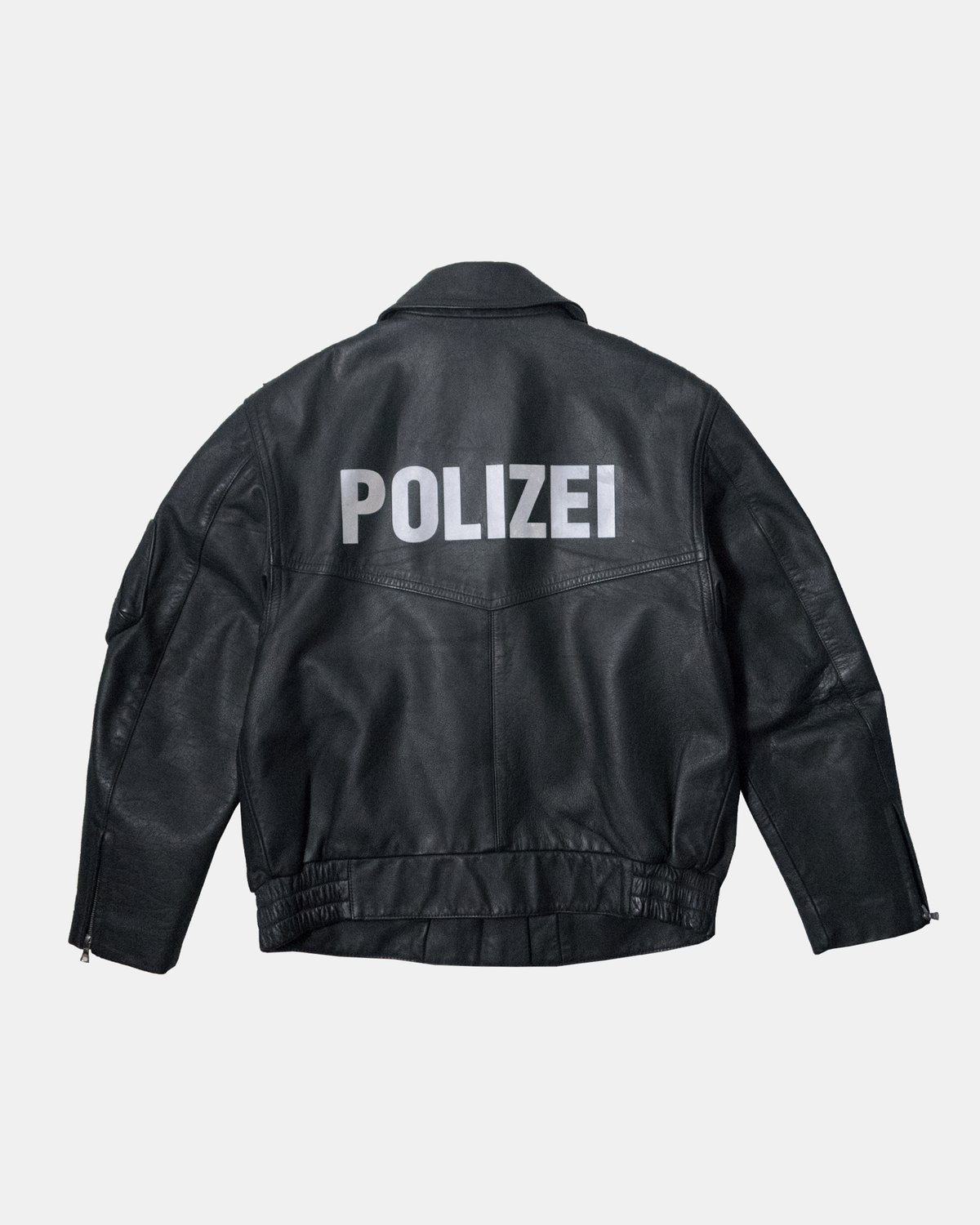ろ*け様 美品 00s German Polizei ドイツ警察 レザージャケッ German POLIZEI Leather Jacket 20 | DESIRE OFFIC