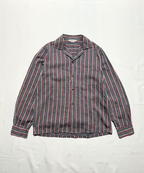 60's~ Don Rancho Diamond Stripe OC Shirts