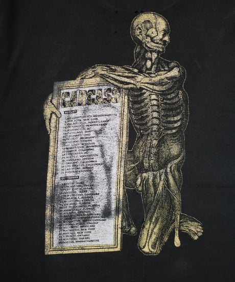 92's Carcass "Campaign For Musical Destruction Tour" S/S T-shirts L