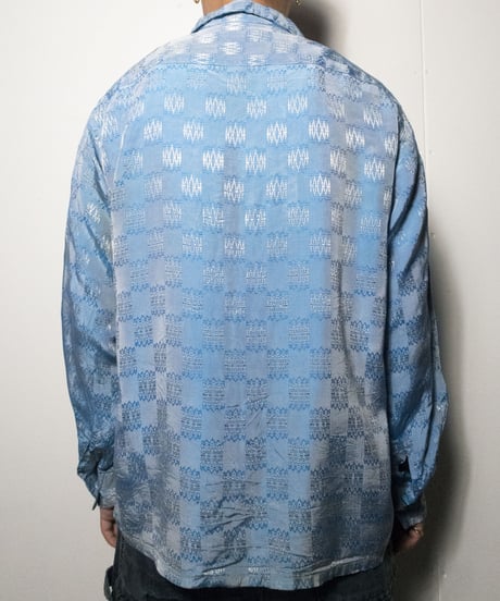 50's Dilido Open Collar Shirts M