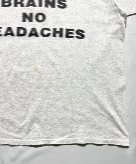 90's Motion Logo "No Brains No Headaches" XL