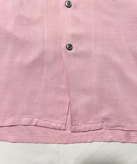50's Elbeco Rayon Loop Collar Shirts M