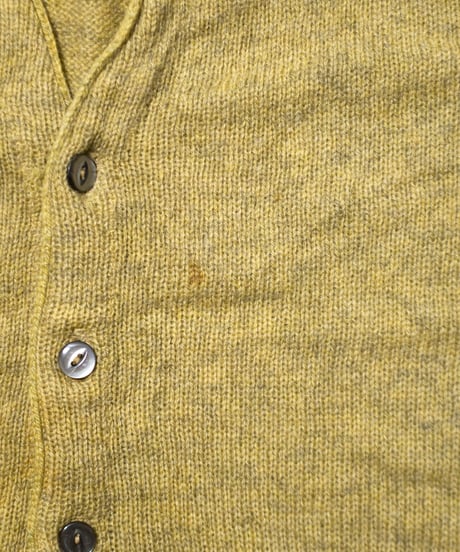 70-80's Unknown Lambs Wool Cardigan L