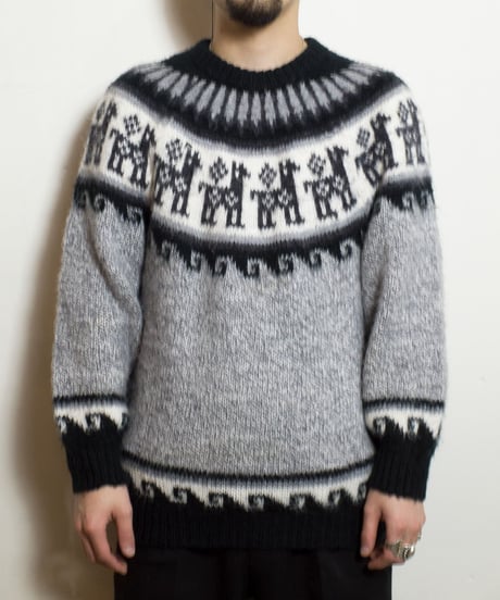 60-70's Unknown Nordic Patterned Sweater