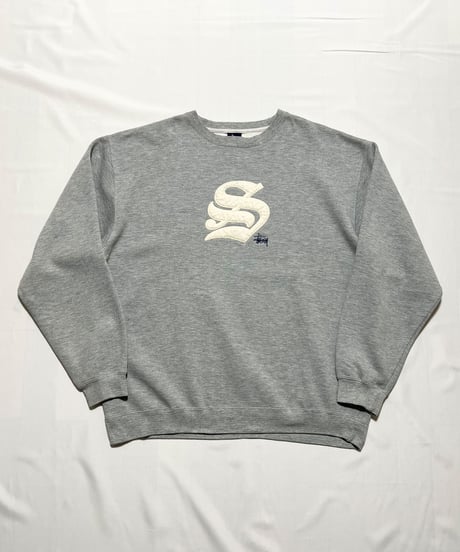 90's STUSSY Old English Logo Crewneck XL
