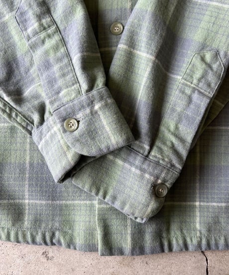 60's PENDLETON Wool Check Board Shirts M