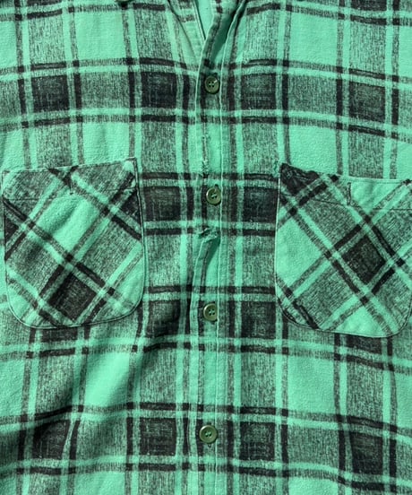 50's-60's Unknown Print Flannel