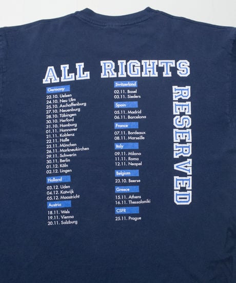 90's Vicious Rumors "All Right Reserved Tour" XL