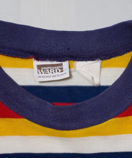 80's Montgomery Ward Striped Tops XL