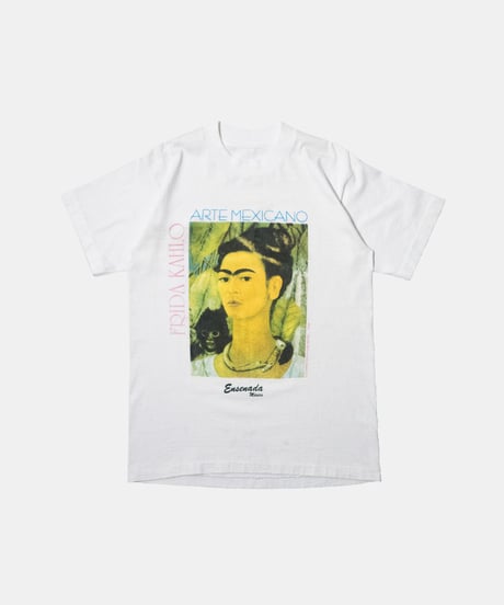 90's Frida Kahlo "Self Portrait with Monkey"