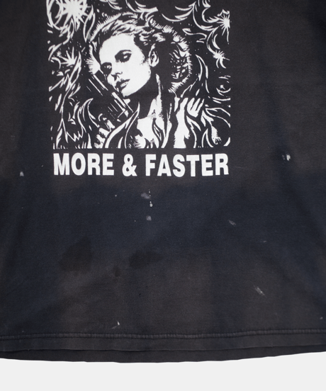 90's KMFDM "Rip the System" S/S Fading T-shirts L