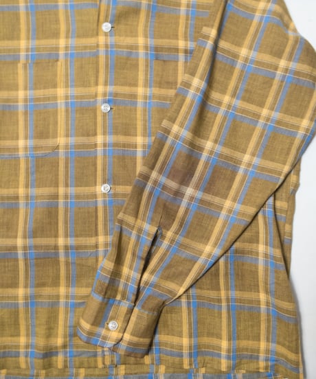 60's Kmart Permanent Press Check Shirts M