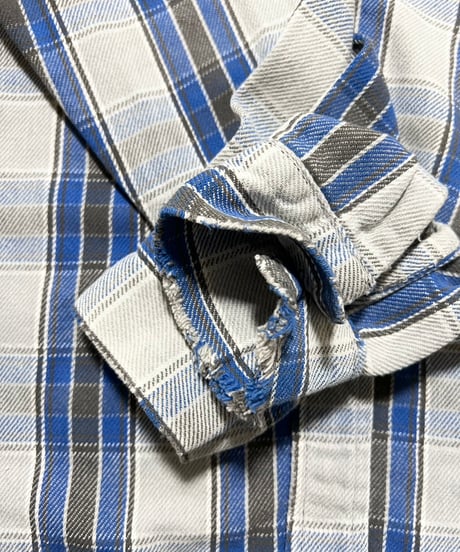 80's FIVE BROTHER Heavy Flannel Shirts L