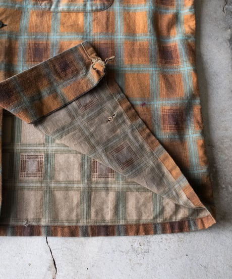 60-70's Penney's Towncraft Print Flannel Shirts L