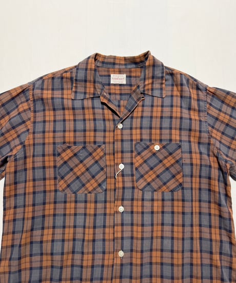 50's~ Town Craft OC Check Shirts L
