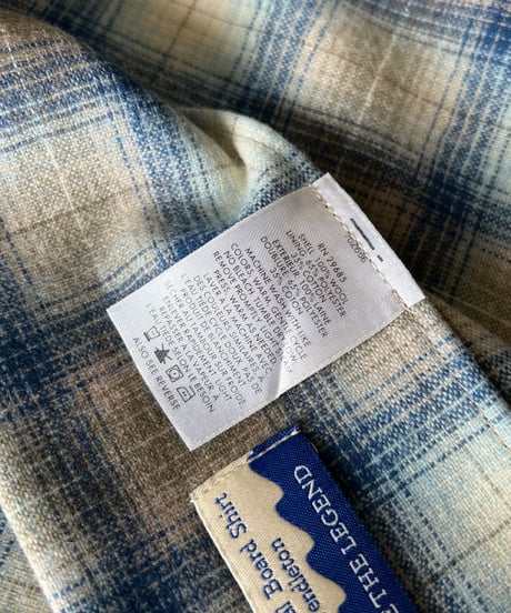 PENDLETON Wool Check Board Shirts L