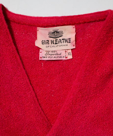 50's Sir Heathe of California Alpaca Cardigan XL