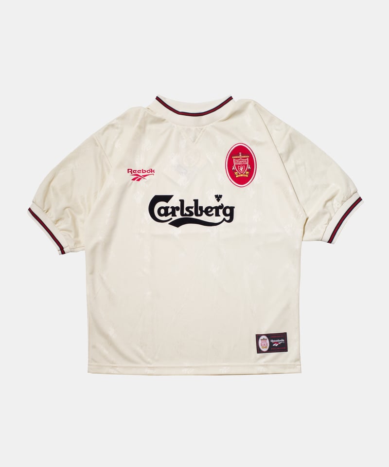 02's Reebok × Liverpool S/S Game Shirts Vtg 90s Reebok Liverpool FC Red Home Soccer Jersey Kit Mens