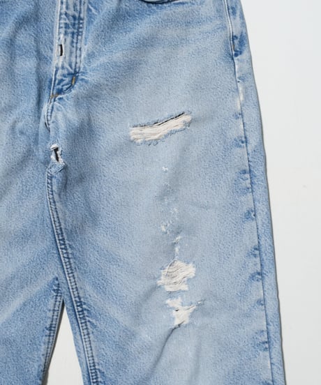 90's Carhartt Crashed Fleece Liner Denim Pants 34×34
