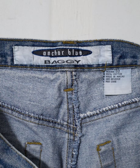 90's Anchor Blue Baggy Denim 32