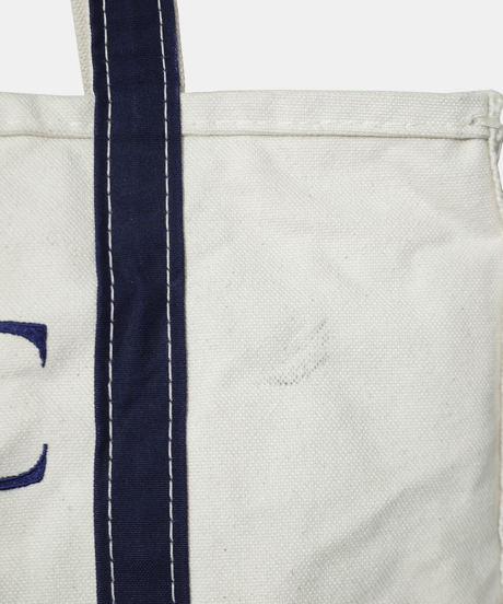 80-90's L.L. Bean Canvas Tote Bag "S&C"